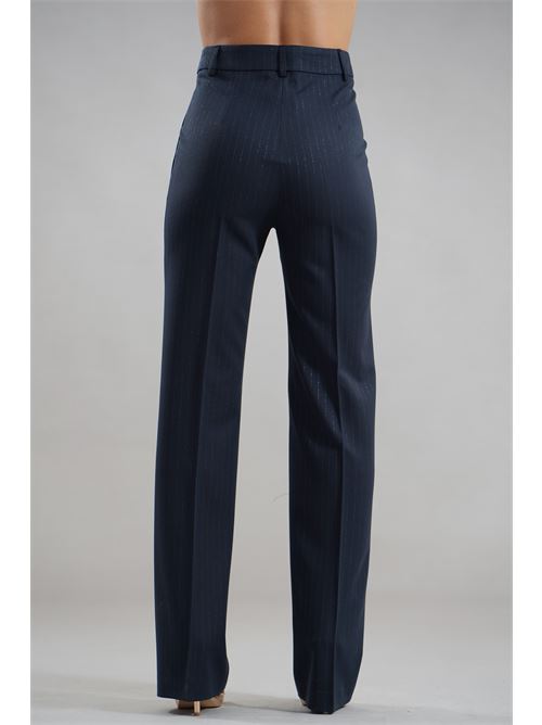 Pantalone gessato federica erre | MYA 518BLU